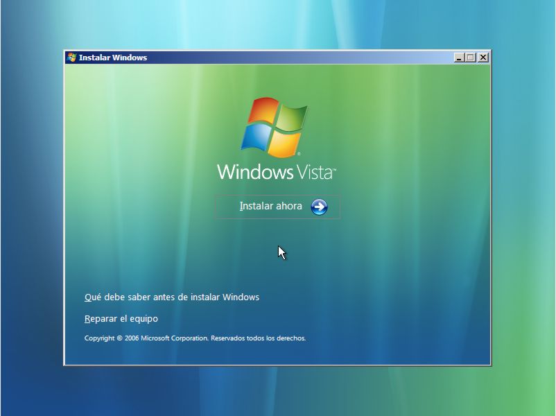 Instalar Windows Vista Desde Unidad Virtual